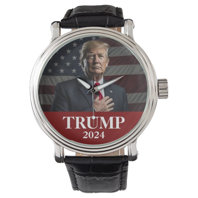 Montre Donald Trump Photo 2024 Garder l'Amérique grande (devant)