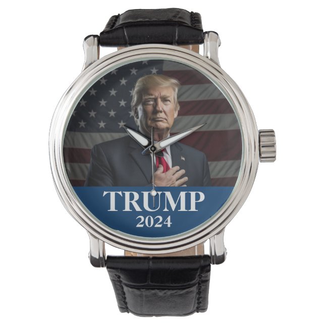 Montre Donald Trump Photo 2024 Garder l'Amérique grande (devant)