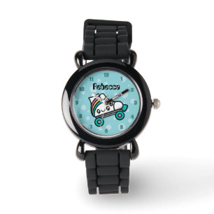 Montre Doodles entièrement mignonnes Roller Patinage