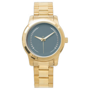 Montre d'or Turquoise féminin moderne