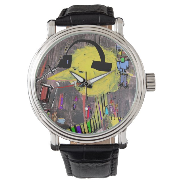 MONTRE DOUBLE AVEC HEADPHONES (devant)