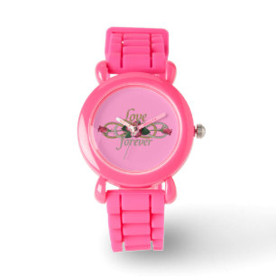 Montre Double Infinité - Amour Rose pour toujours