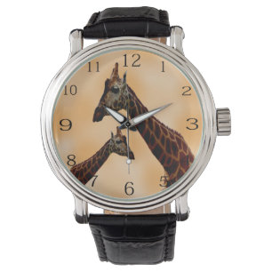 Montre Double problème de girafe,