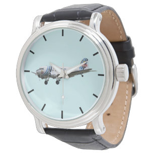 Montre Douglas Dakota DC3 G-AMSV marques de cadran