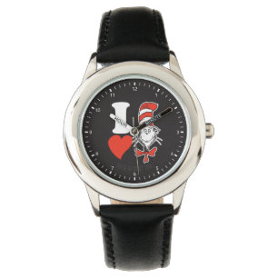 Montre Dr. Seuss Valentine J'entends le chat dans le Ca