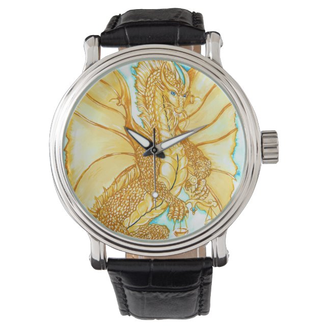 Montre Dragon d'or (devant)