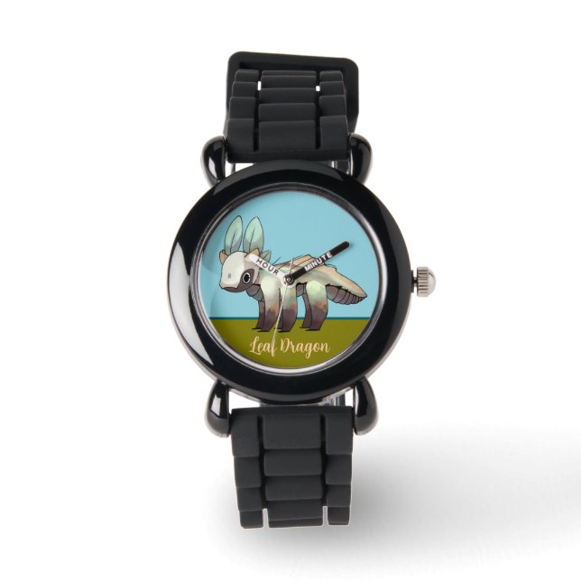 Montre Dragon feuille (Recto)