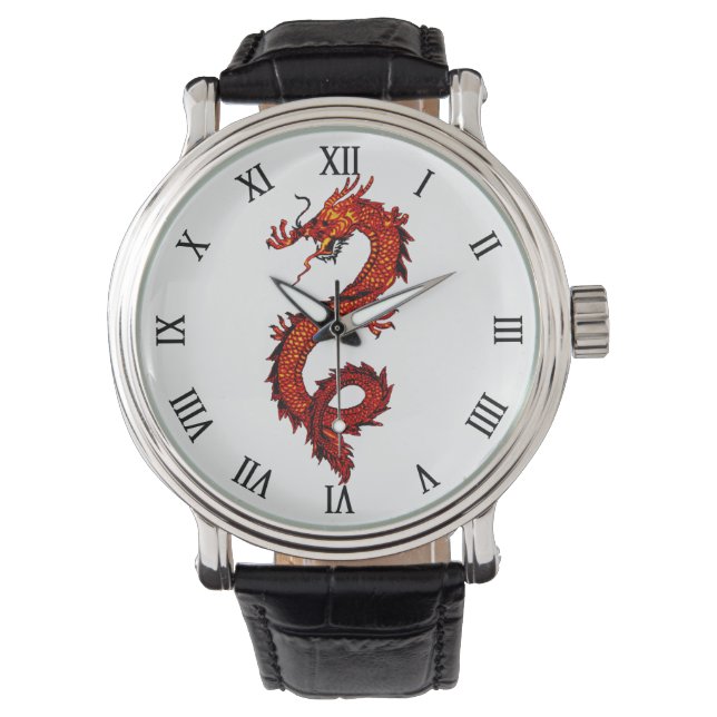 Montre Dragon mythique, Année du Dragon Design (devant)