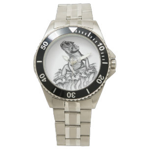 Montre Dragon sur le rocher