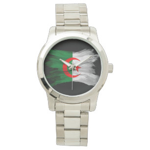 Montre Drapeau Algérie bracelet, drapeau national
