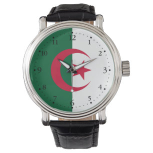 Montre Drapeau algérien patriotique