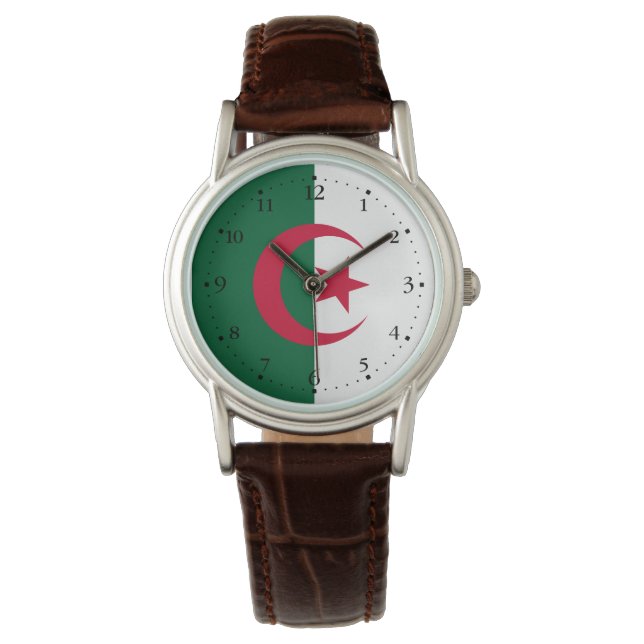 Montre Drapeau algérien patriotique (devant)