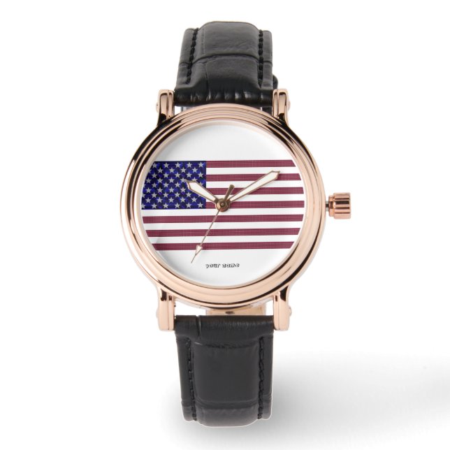 Montre Drapeau américain (Recto)