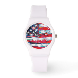 Montre Drapeau américain