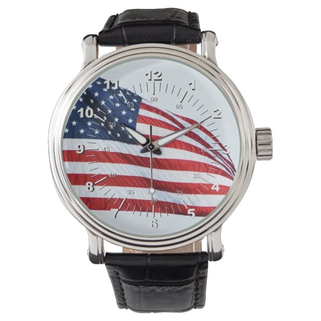 Montre Drapeau américain 2412 (devant)