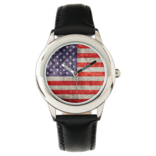 Montre Drapeau antiquité américain