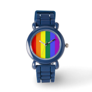 Montre Drapeau arc-en-ciel gay pride