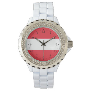 Montre Drapeau Autrichien Patriotique