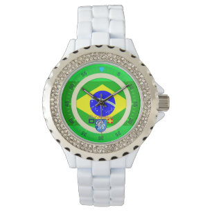 Montre Drapeau Brésil Port Richman Nautique