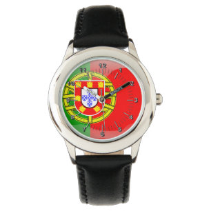 Montre Drapeau brillant portugais