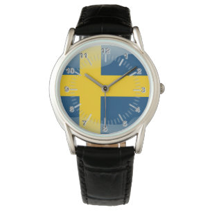 Montre Drapeau brillant suédois