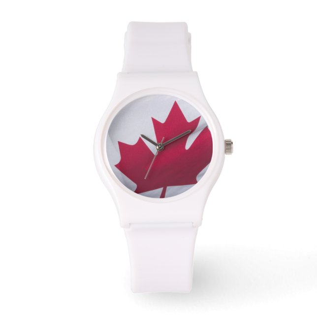 Montre Drapeau canadien. (Recto)