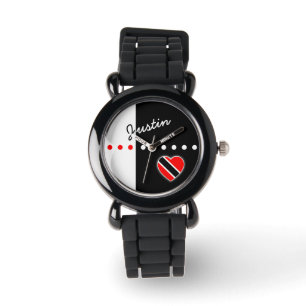 Montre Drapeau cardiaque trinidadien