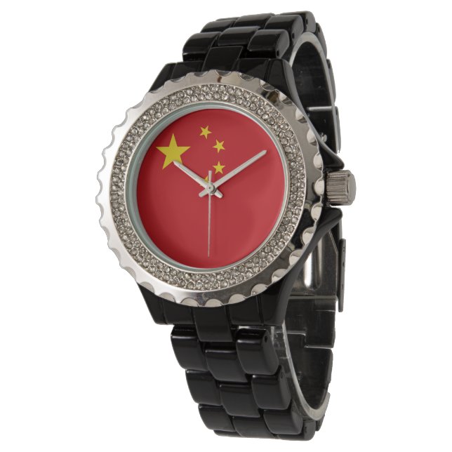 Montre Drapeau chinois (Incliné)