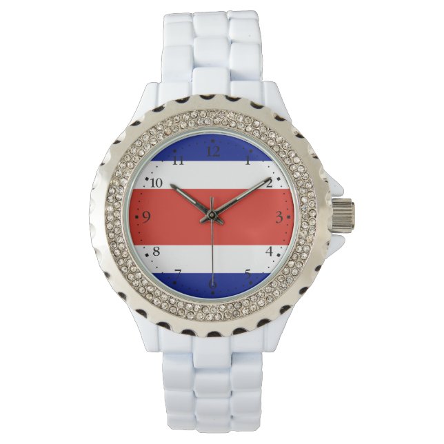 Montre Drapeau civil du Costa Rica (devant)