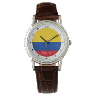Montre Drapeau colombien et mode/design branché de Colom