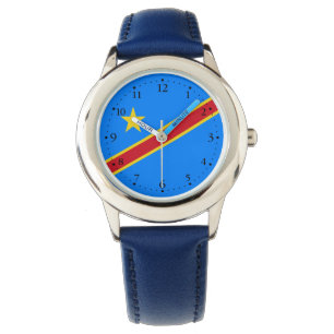 Montre Drapeau Congo Kinshasa