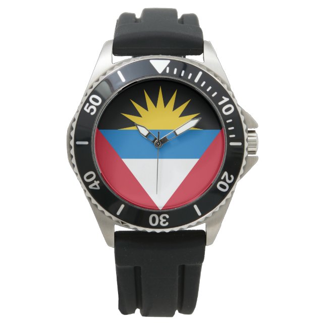 Montre Drapeau d'Antigua-et-Barbuda (devant)