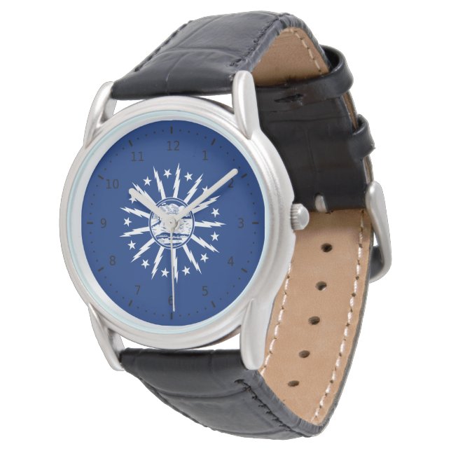 Montre Drapeau de Buffalo, New York (Incliné)