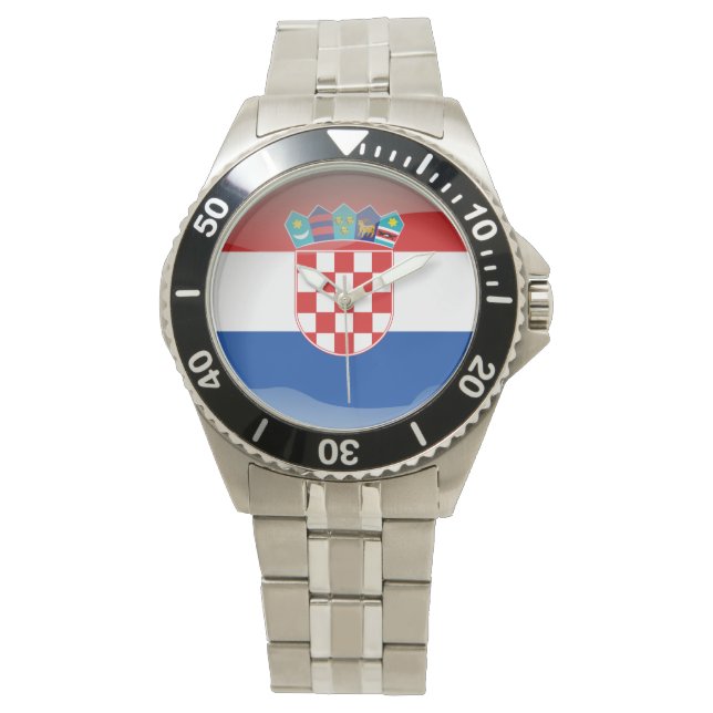 Montre Drapeau de Croatie (devant)