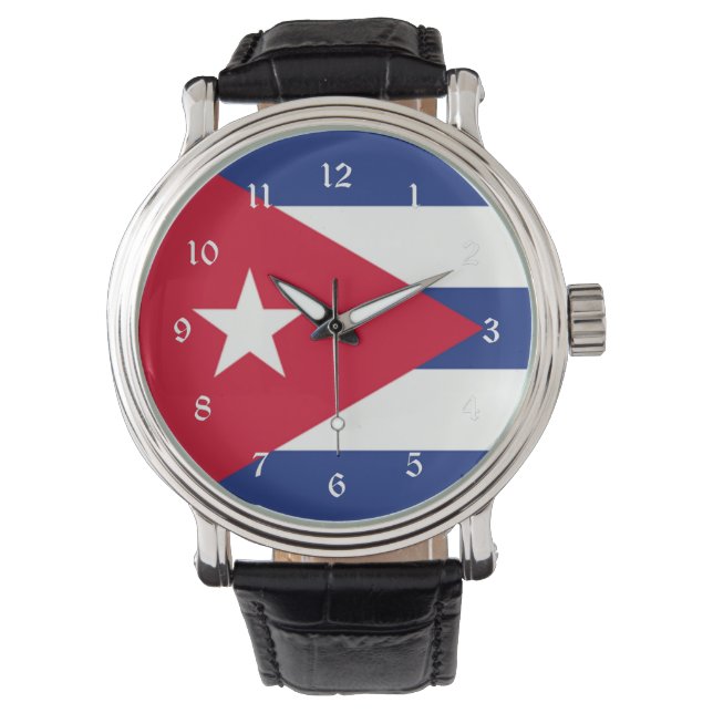 Montre Drapeau de Cuba (devant)
