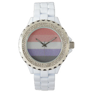 Montre Drapeau de fierté Cupioromantique Abstrait Tripant