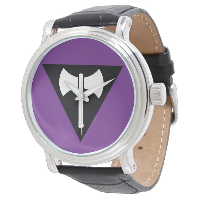 Montre Drapeau de fierté lesbienne SlipperyJoe puissant s (Incliné)