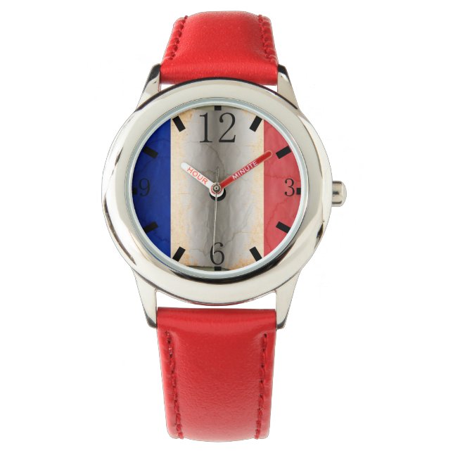 Montre Drapeau de France (devant)