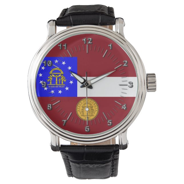 Montre Drapeau de Géorgie (devant)
