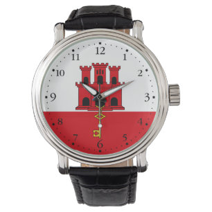 Montre Drapeau de Gibraltar
