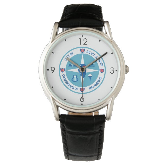 Montre Drapeau de Joliet (Illinois City) (devant)