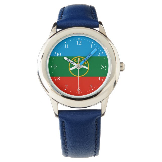 Montre Drapeau de Karatchaïevo-Tcherkessie (devant)