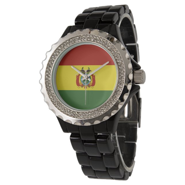 Montre Drapeau de la Bolivie (Incliné)