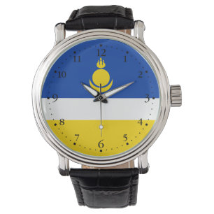 Montre Drapeau de la Buryatia patriotique