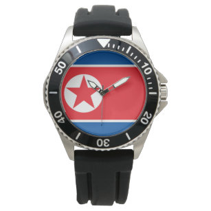 Montre Drapeau de la Corée du Nord (RPDC)