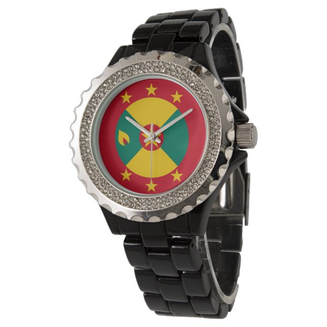 Montre Drapeau de la Grenade (Incliné)