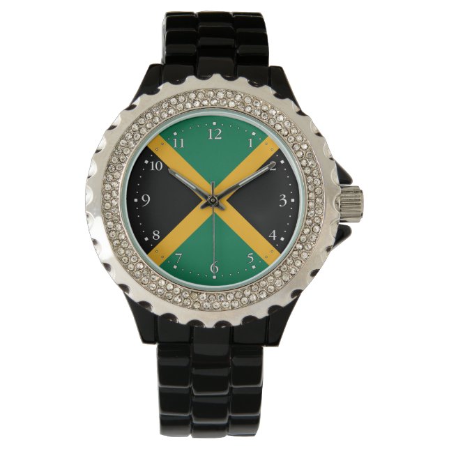 Montre Drapeau de la Jamaïque (devant)