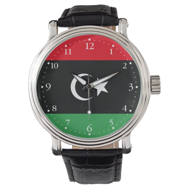 Montre Drapeau de la Libye (devant)