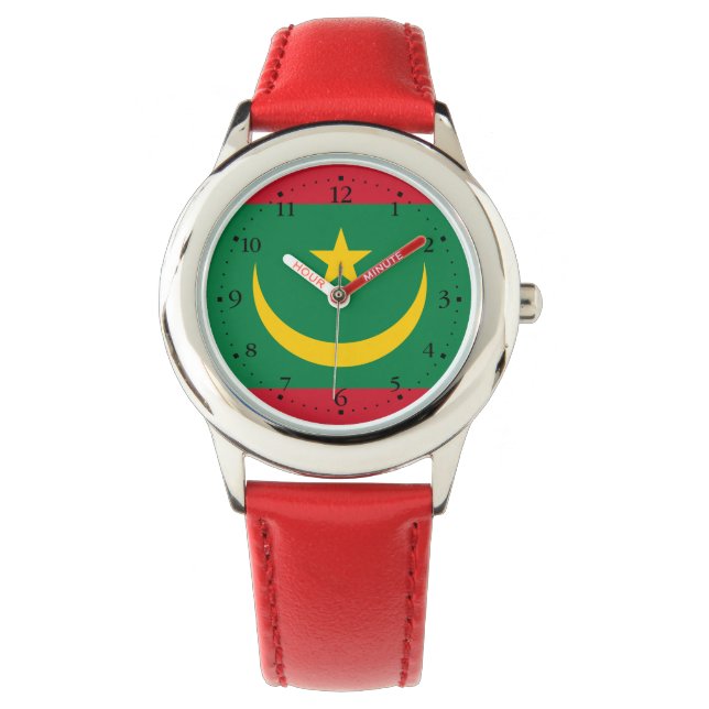 Montre Drapeau de la Mauritanie (devant)