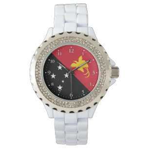 Montre Drapeau de la Papouasie-Nouvelle-Guinée